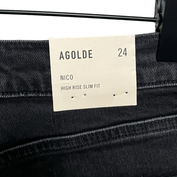 NWT Agolde Nico High Rise Slim Fit Jeans - Picture 10 of 13